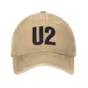 U2 Band Washed Baseball Cap Popular Logo Cute Hip Hop Hats Spring Women Outdoor Custom Baseball Caps 2