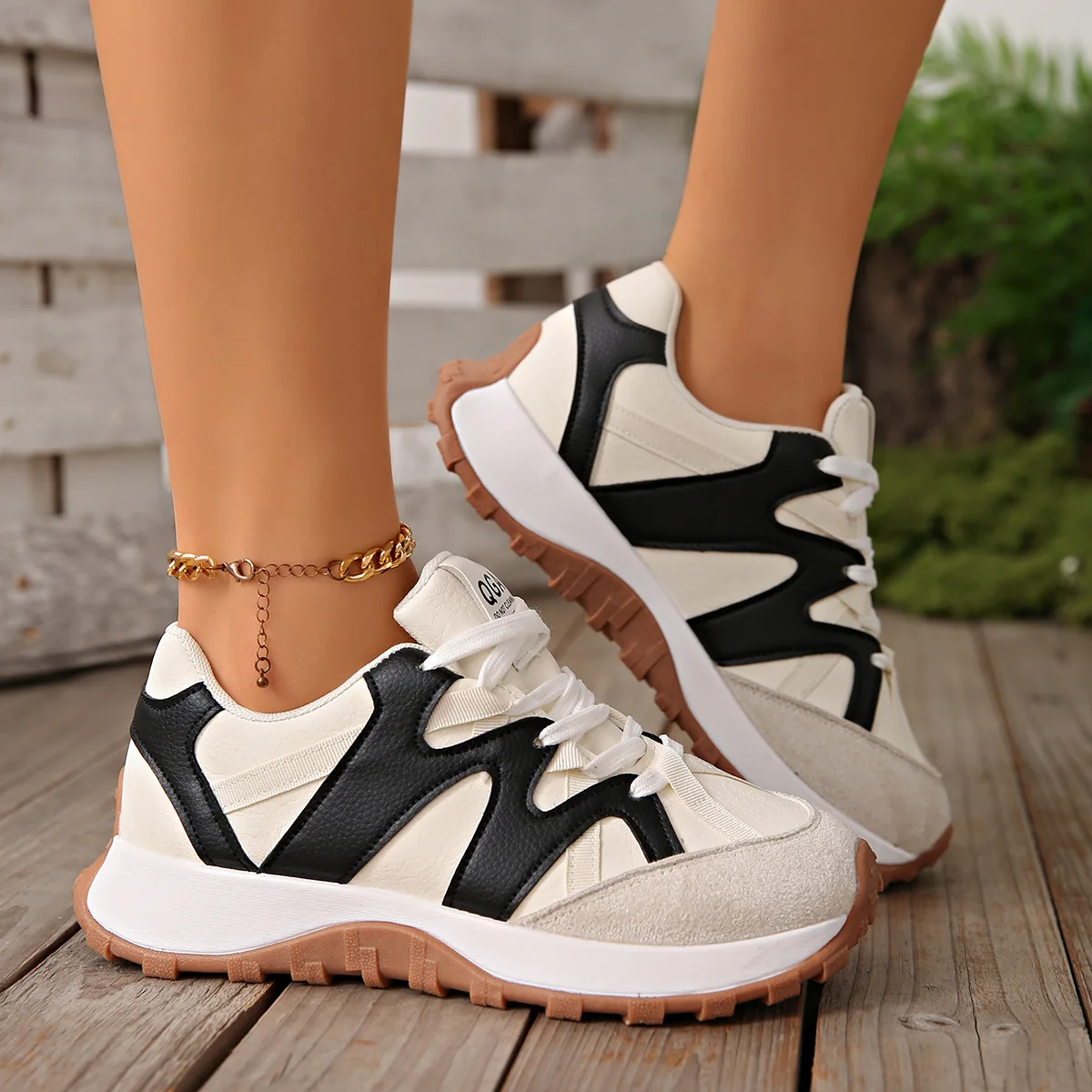 Spring and Autumn Hot Selling Round Head Elegant Sports Shoes Fashion New Style Comfortable and Sexy Flat Casual Shoes for Women