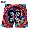 Hard Rock KISS Band Love Gun Men's Beach Shorts Cool 3D Heavy Metal Plate Swimwear Men's Swimming Shorts Hip Hop Ice Shorts 2024 3