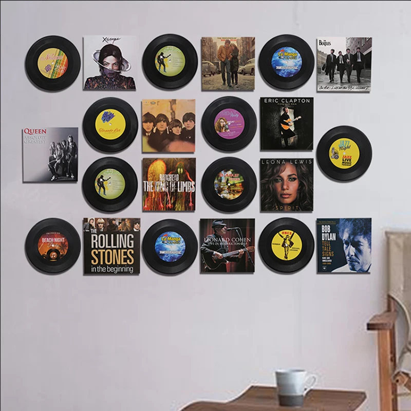 Record Vintage Wall Art Vintage Decor Records for Wall Aesthetic