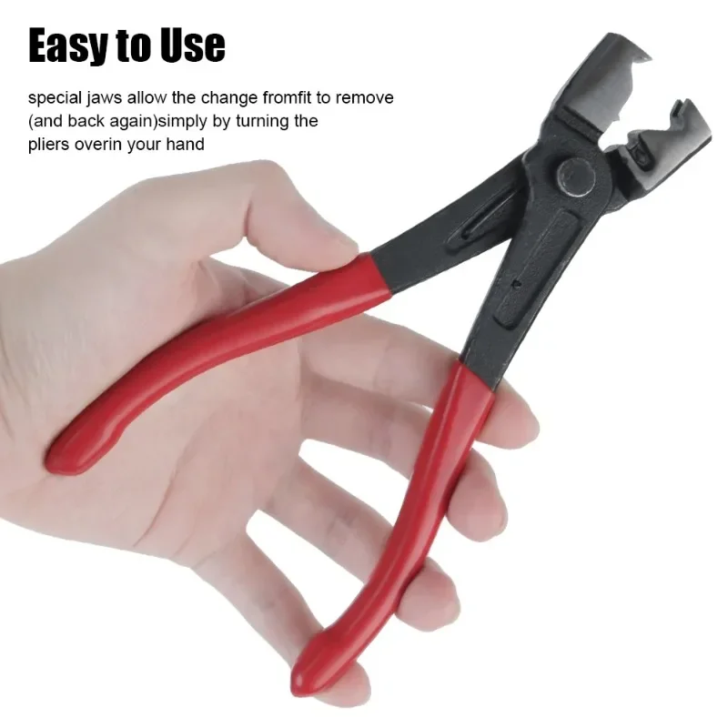 Pinza per crimpare tubi per auto olio Strumenti di riparazione Pinza Morsa Morsetto per tubi Clip per collare Riparazione automatica Accessori automobilistici per motociclette - Image 2