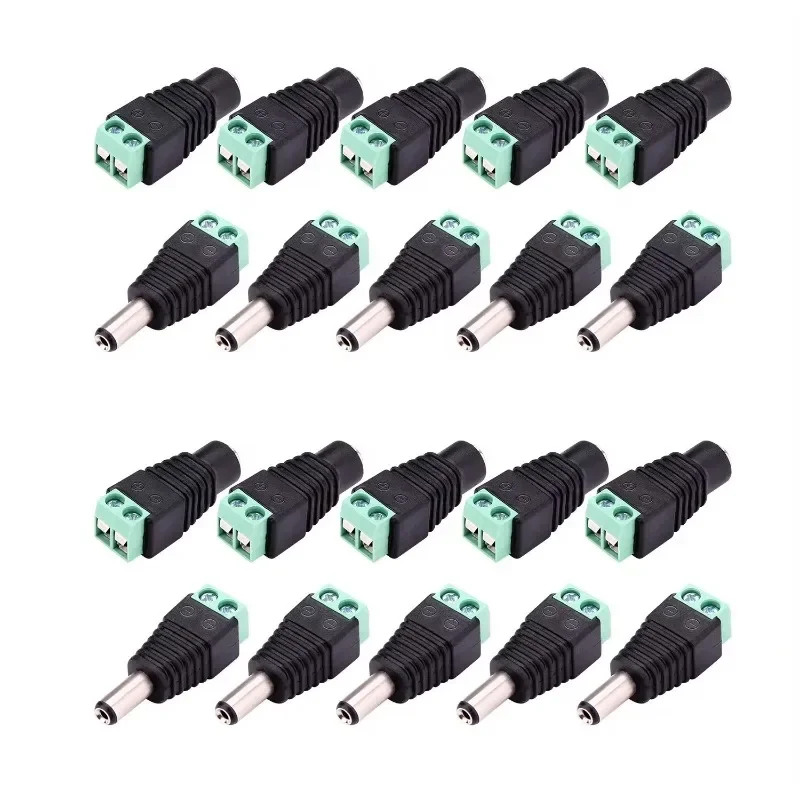 BNC Connector Kit 50pcs/lot Mini Coax CAT5 To Camera CCTV BNC UTP