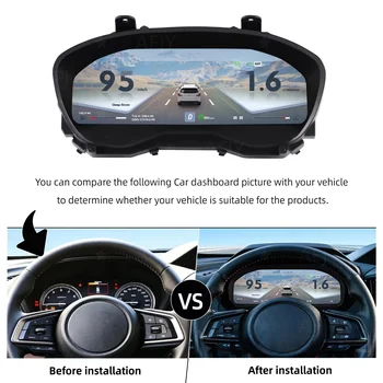 Pantalla Digital de Rendimiento para Subaru Forester 2019~2024, Conexión Directa, Panel de Instrumentos Digital Denali 1