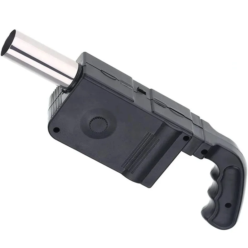 Hand Blower Air Blower BBQ Fan Barbecue Blower BBQ Air Blower Portable Handheld Electric BBQ Fan Outdoor Camping Barbecue Charcoal Grill Fan Fire Bellows Tool