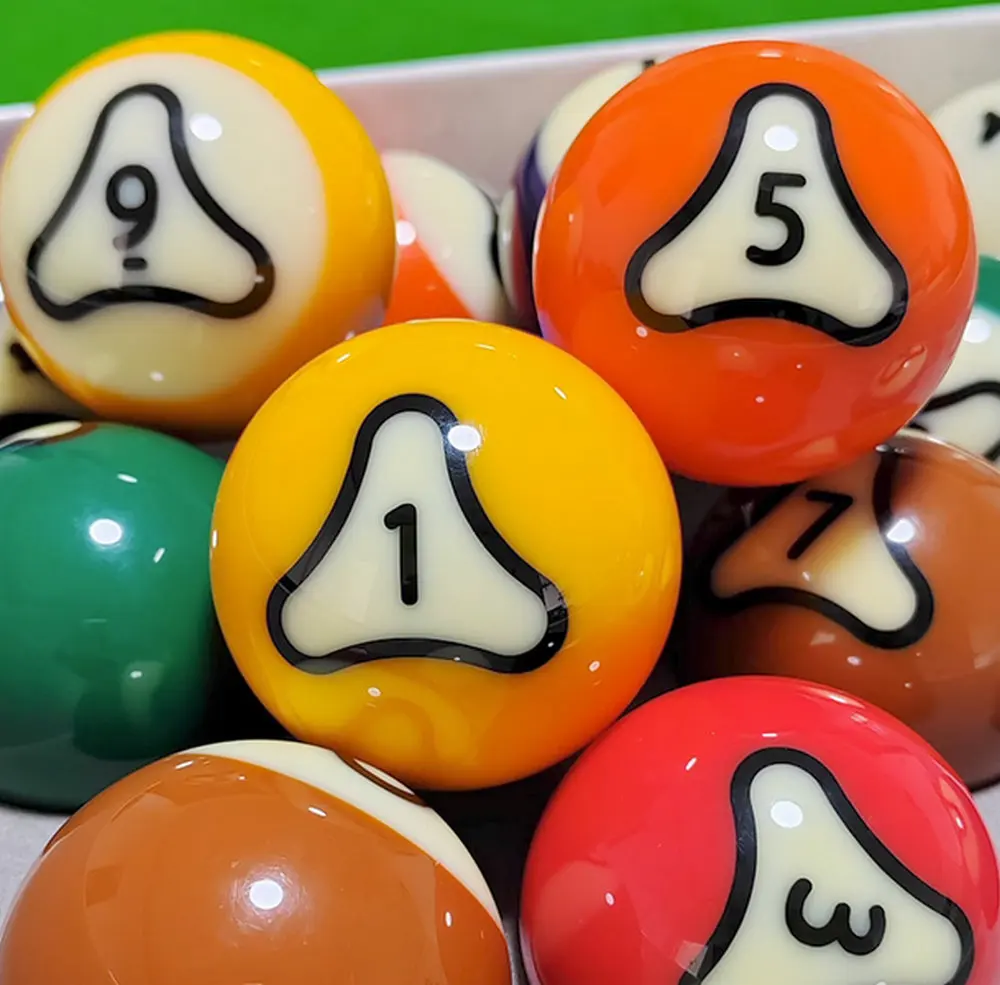 Belgium DYNASPHERE Phenolic Billiard Pool 17 Balls Set Regular Size 2-1/4"(PALLADIUM))