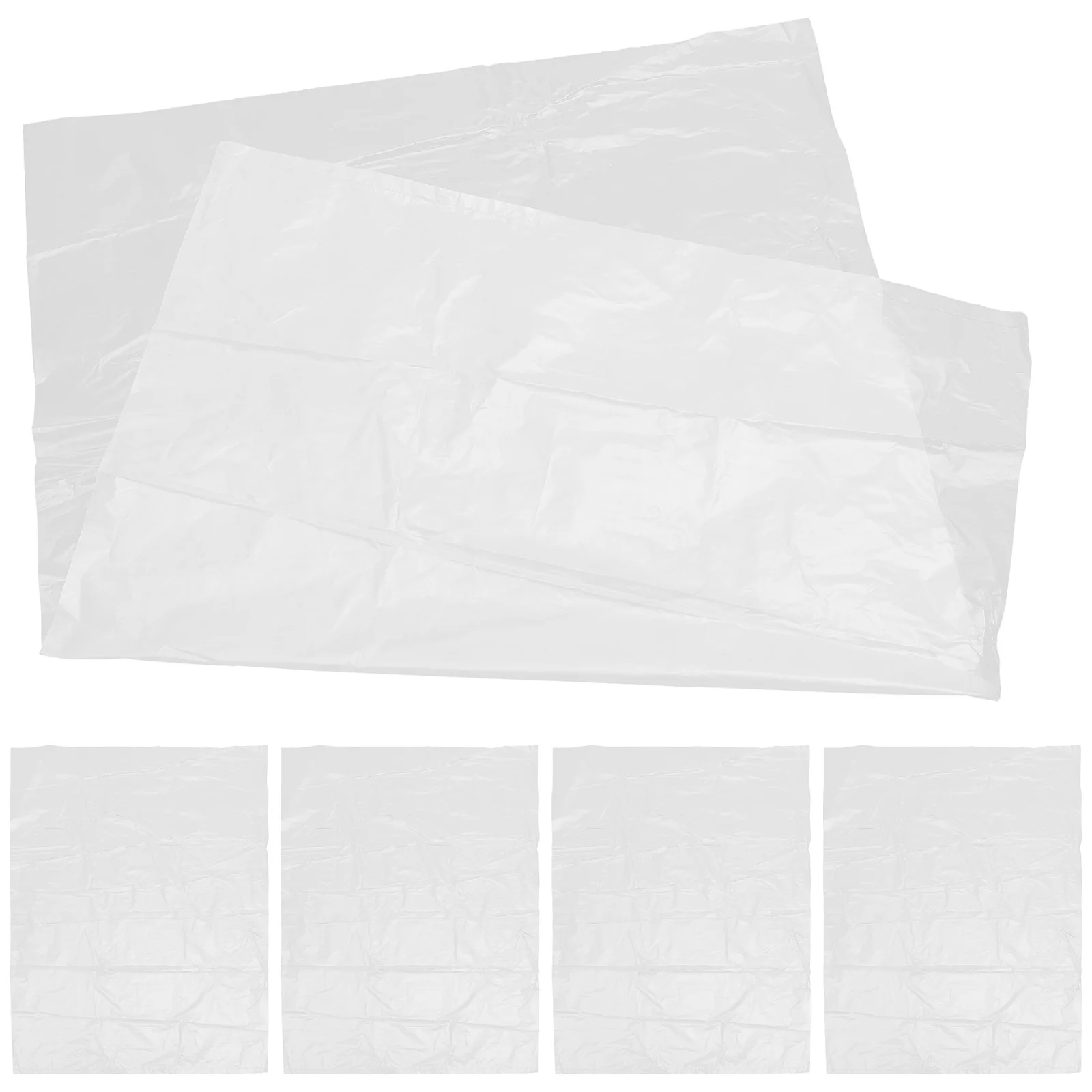 

5 Pcs Multifunction Transparent Storage Bag Bags Clothes Clear Plastic Versatile Large