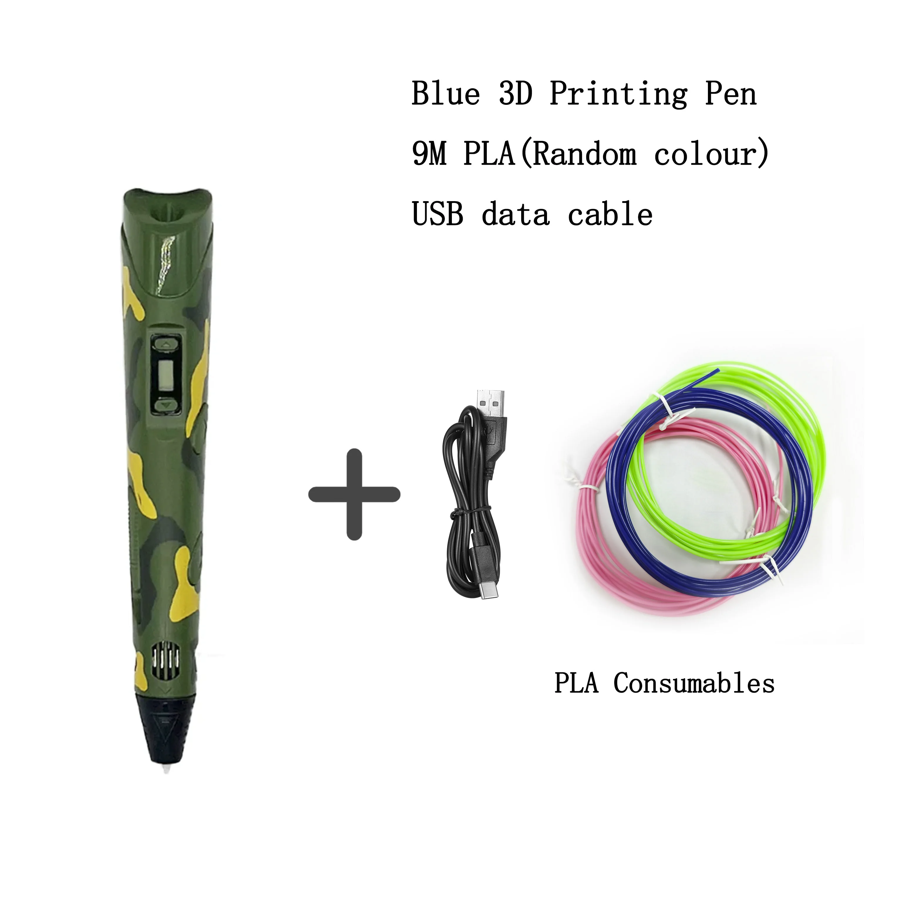 Creative LED Display 3D Printing Pen for Kids - Perfect Birthday Gift for Young Artists