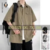 Men Shirt Short Sleeve Summer Sportswear Oversize 6XL 7XL 8XL 10XL Plus Size Formal Casual Streetwear Loose Pocket High Quality 1