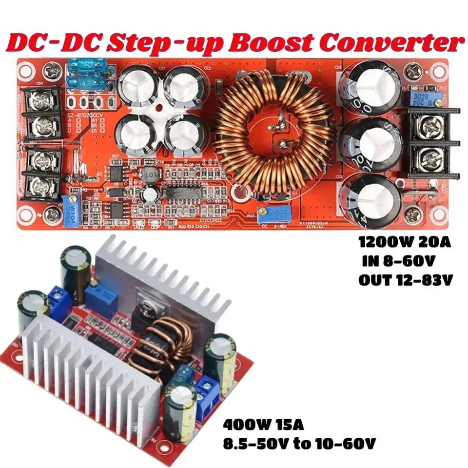 2x 400W DC-DC Step-Up Wandler - Boost Converter Konstantstrom LED-Treiber Modul