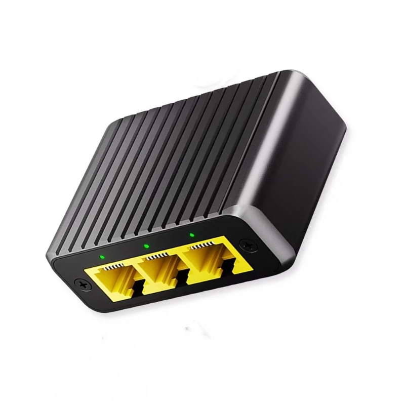 기가비트 이더넷 분배기는 여러 장치 홈 오피스 및 기숙사 사용을 위해 1000Mbps 고속 데이터 전송을 지원합니다.
