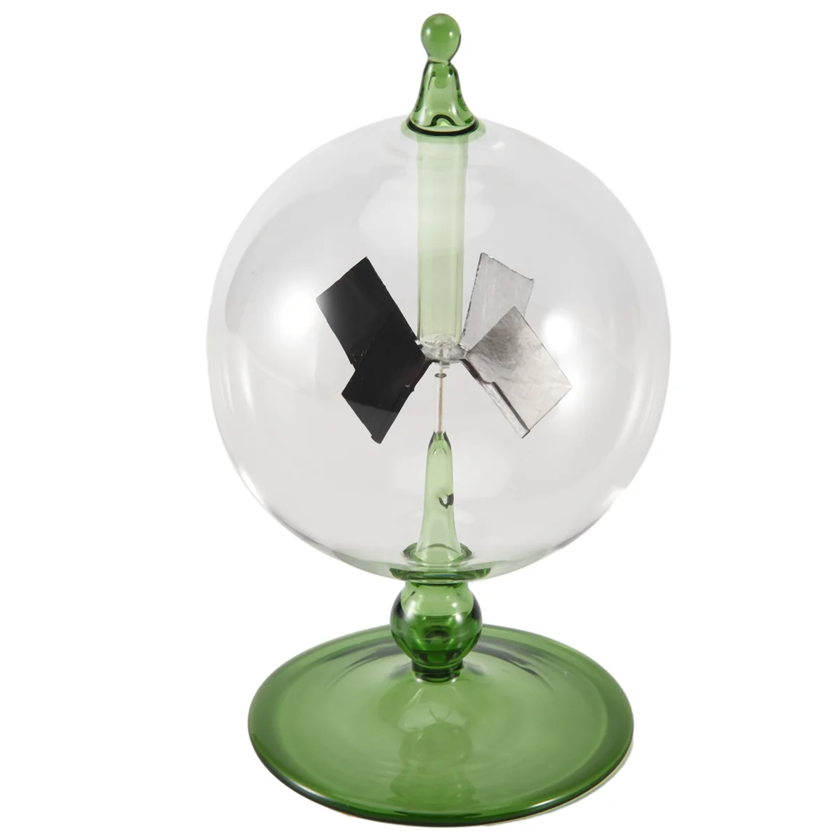 Green Solar Power Radiometer Crookes Solar Energy Spinning Vanes Windmill Gift Home Desk Decoration 3