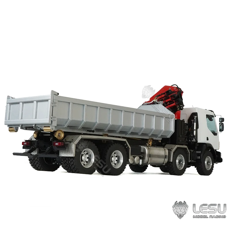 LESU RC Dump Truck 1/14 Radio Cpntrol Tipper for Remote Control Hydraulic Roll On/Off Dumper Crane Cae Th20606-Smt3 5