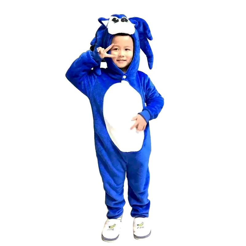 Kids Kigurumis Onesie Pajamas Flannel Full Body Pijamas Winter Sleepwear Suit Cartoon Sleeping Wear Anime Outfit Whole Jumpsuit