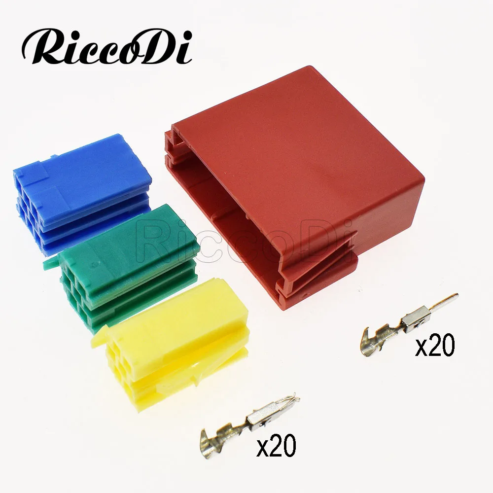 120Sets20HoleUniversalCarISORadioSocketISOAdapterConnector