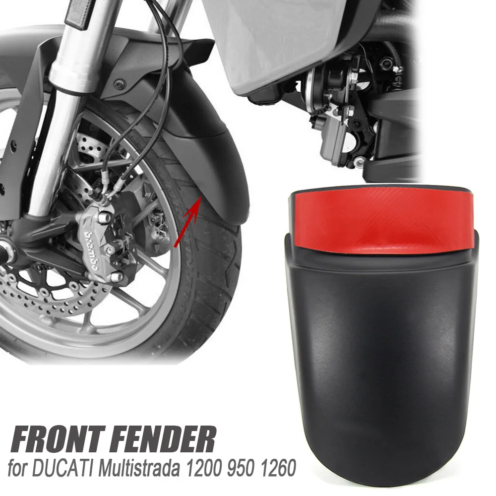 Motorcycle Front Fender Mudguard Rear Extender Extension For Ducati Multistrada 1200 950 1260