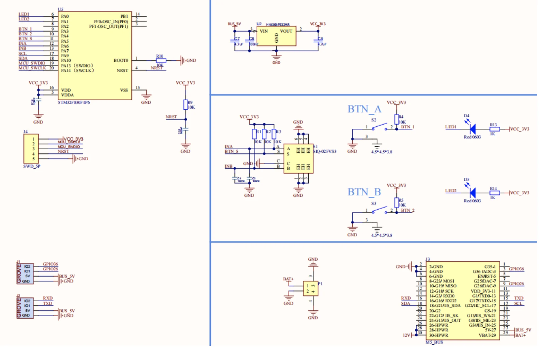 Official HMI Module with Encoder and 500mAh Battery (STM32F030)