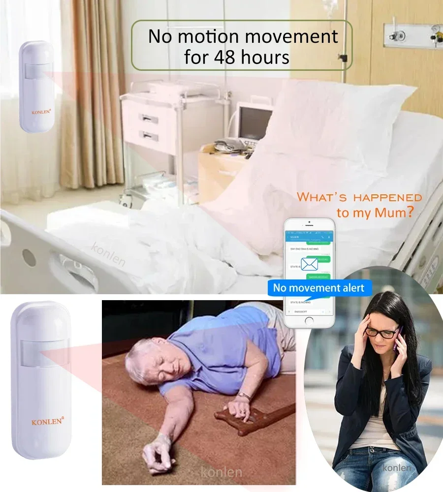 4G SIM Push-Button Telephone SOS Emergency Call Alarm Panic Button GSM Voice Phone for Seniors Elderly Kids Distress Help Pager medical alert button,emergency alarm button