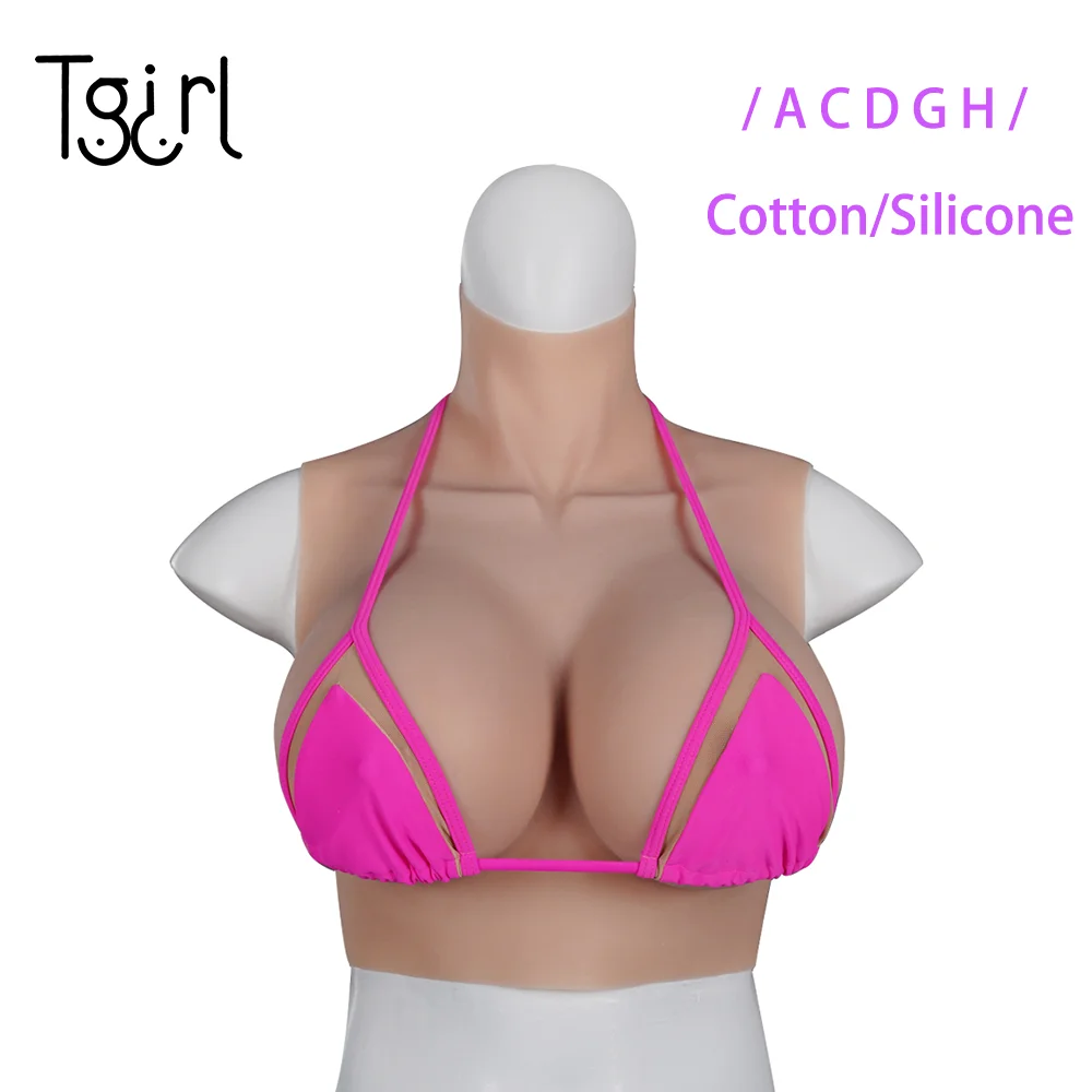 Pechos De Silicona Realistas WXLPCGO - Ideales Para Cosplay, Drag Queens Y Personas Trans (Talla: Copa B, Color 1)