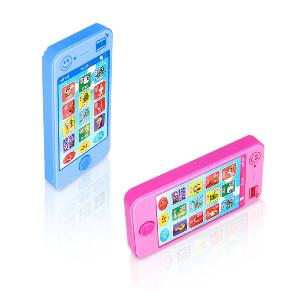 Baby Early Learning&Training Machines toy phone Russian language animal sounds kids  educational musical Phone For Children 4