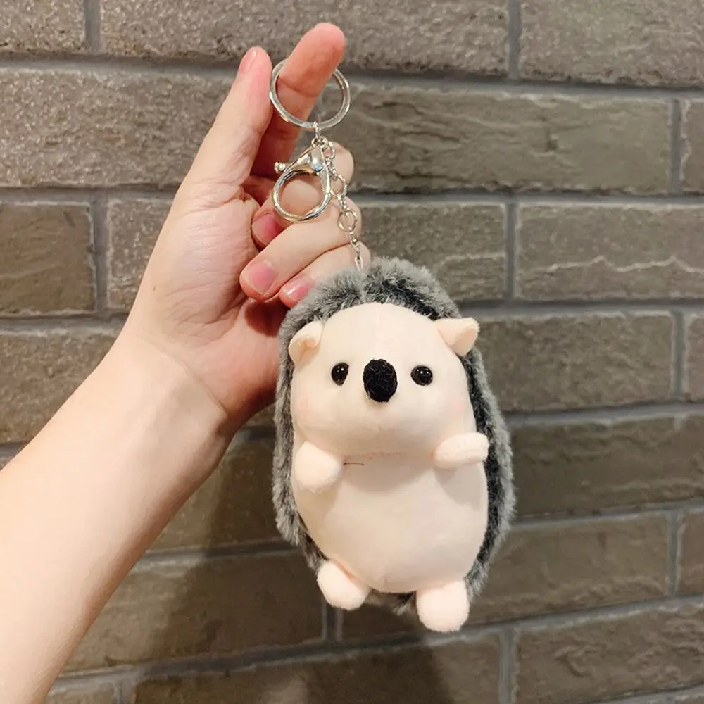 Hanging Ornament Car Accessory Alloy Girl Gift Hedgehog Pendent Korean Style Key Chain Car Key Ring Bag Pendant Girls Key Chain tomshoo 9 pack aluminum alloy d ring carabiner hanging hook buckle