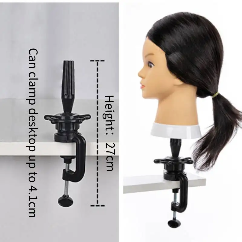 Adjustable Wig Stand Table Clamp Training Mannequin Head Holder Plastic Wig Head Stand Hair Accessory Tools wig stand wig stand holder mannequin head holder