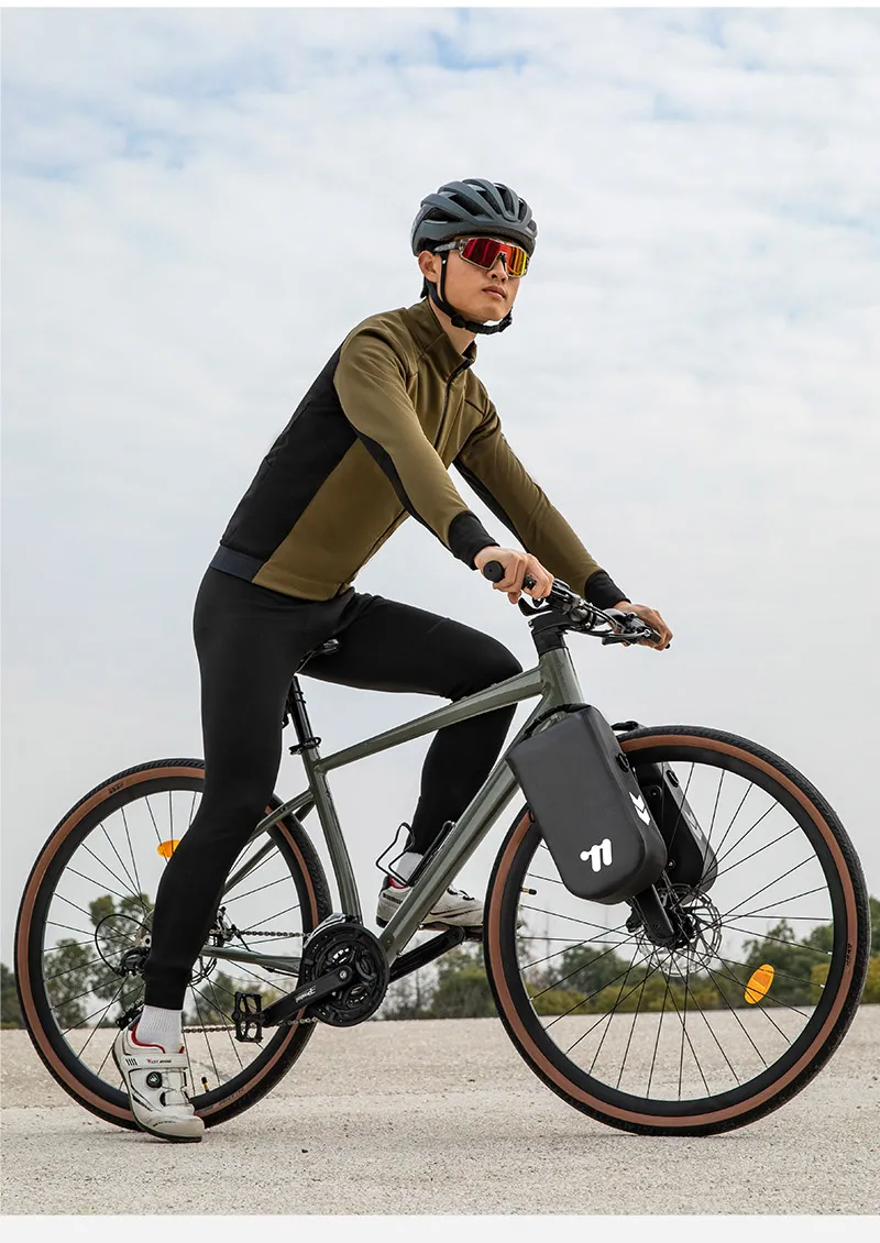WEST BIKING Fahrrad-Vorderradgabel-Tasche 5,5L Vollständig Wasserdicht Schnellverschluss Fahrradtasche Radfahrer-Aufbewahrungstasche MTB Rennrad Zubehör – Detail 15