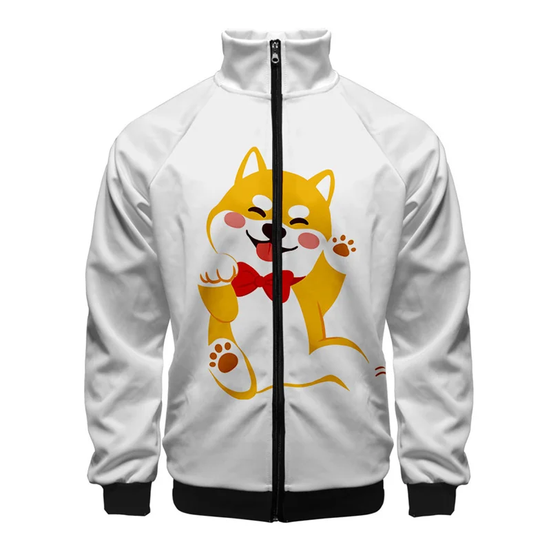 Chaqueta con estampado 3D de elefante, jirafa, conejo, para hombre, con estampado de animales de dibujos animados, chaqueta de calle de gran tamaño con cremallera, ropa para niños