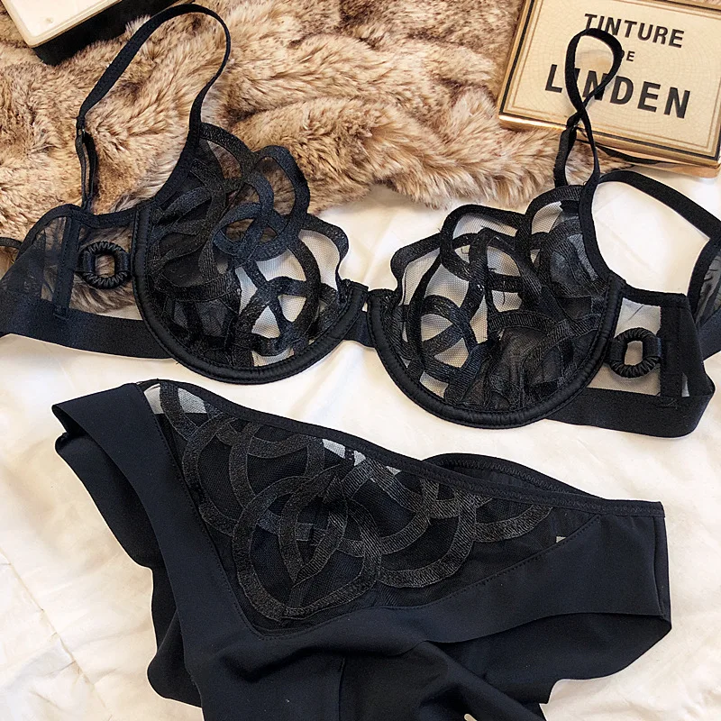 Black Briefs Set
