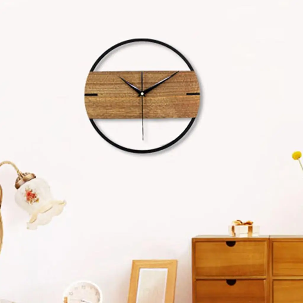 Prettyia Acrylic Wall Clock Creative Silent Pendulum Clocks for Living