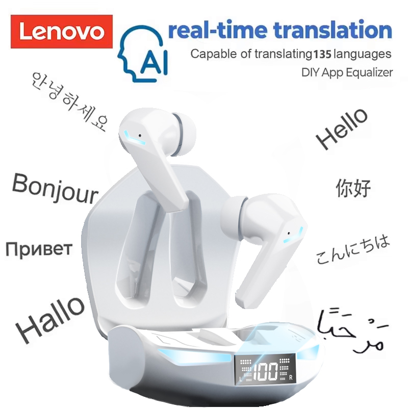 Original Lenovo GM2 Pro MAX New XT53 Bluetooth5.4 Wireless Earphones HD Call IPX4 Earbuds Low Latency Dual Mode Gaming Headset