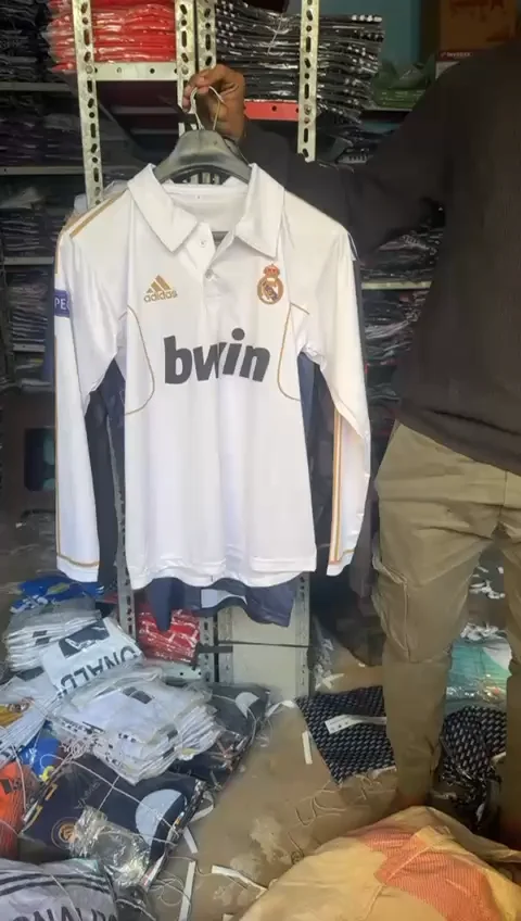 Real Madrid Home Jersey 2011-12 (Long Sleeve) T shirt Cristiano Ronaldo Bwin