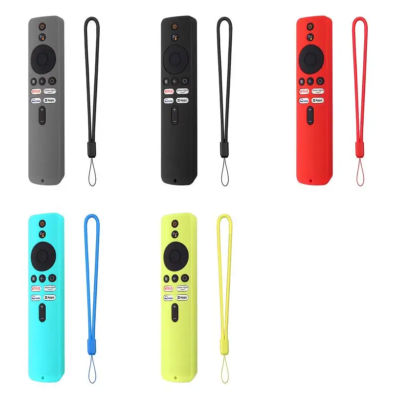 Custodia Protettiva Per Telecomando Per Redmi Smart Tv 5A Tv Stick Cover Fluorescente In Silicone Per Xiaomi Tv Remote Cover Con Cordino
