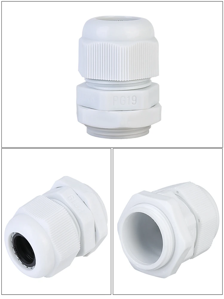 PG25 PG29 PG36 PG42 PG48 M30 M36 M40 M50 Cable Glands Nylon plastic waterproof cable fixed Waterproof Gasket Plastic Cable Gland