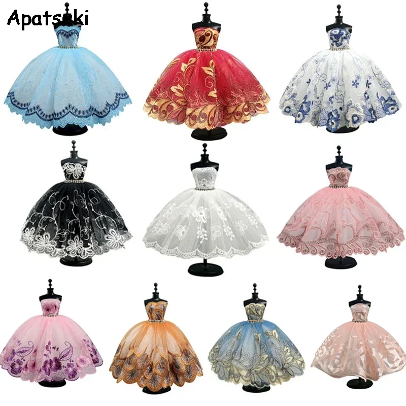 Fashion Ballet Tutu Dress For 11.5" Doll Outfits Clothes 1/6 Doll Accessories Rhinestone 3-layer Skirt Ball Party Gown Girl Toy doll accessories,doll clothes,doll clothes accessories,barbie doll clothes