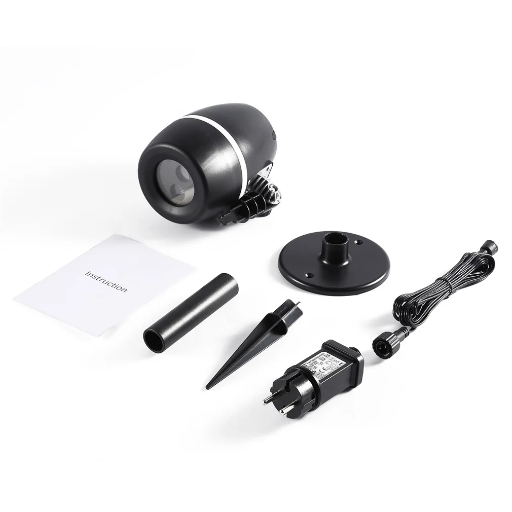 Qq Egg Shape Red & Green Red & Blue Galaxy Laser Shower Proiettore Di Luce Laser Holiday Twinkling Star Lights Decorazione Del Giardino