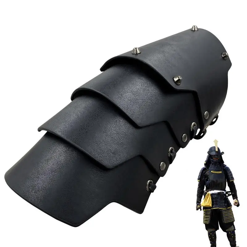 

Medieval Arm Guards Medieval Armband Wrist Guards Gauntlet Wristband Cosplay Arm Bracers PU Leather Costume Bracer For