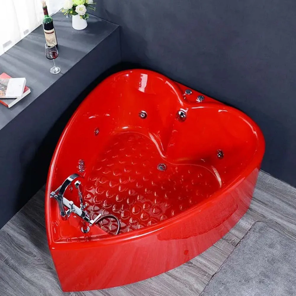 1500mm Seamless Docking Surfing Massaging Whirlpool Bathtub Acrylic Hydromassage Three Side Skirts Hot Tub NS7012