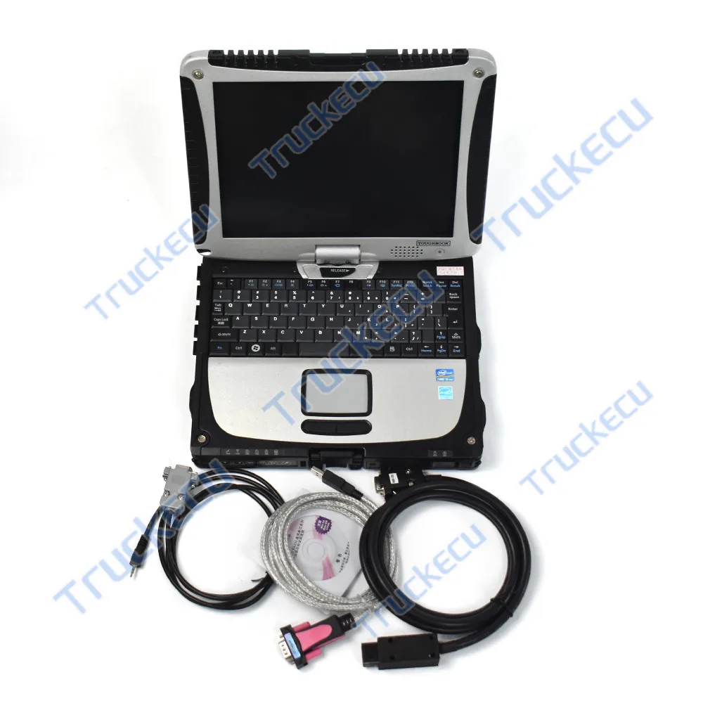 

CF19 Laptop for MITSUBISHI Lift Diagnostic Tool Auto Forklift Diagnostic Scanner Cable 16A68-00800 16A68-00500 16A68-113