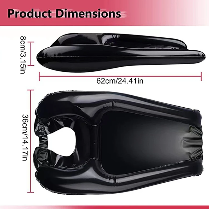 PVC Inflatable Shampoo Basin Quickly Inflate Deflate Hair Washing Basin For Pregnant Women Elderly New Portable Shampoo Pad hair washing basin