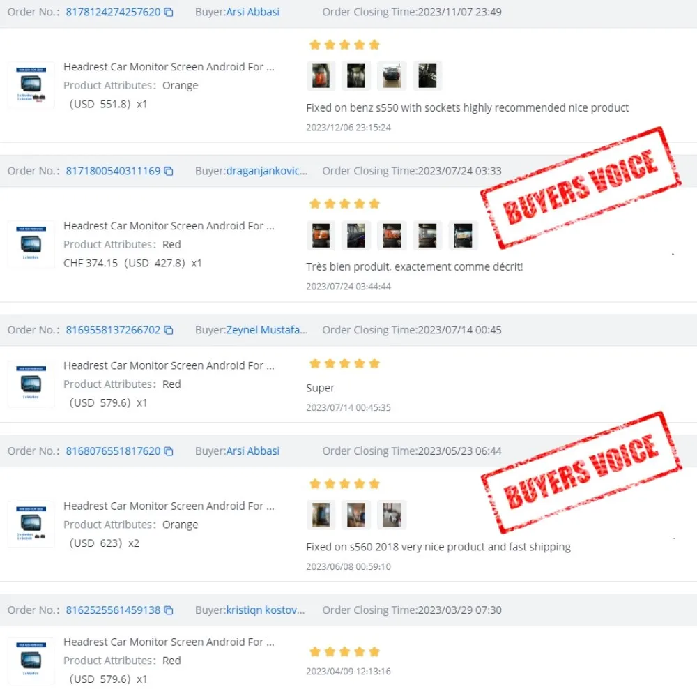 شاشة مسند رأس السيارة لمرسيدس بنز ، شاشة مراقبة وسائد أوتوماتيكية ، أندرويد ، من من من مرسيدس ، ج ، جل ، جلز ، جليك ، S320 ، S550 ، S560 ، W167