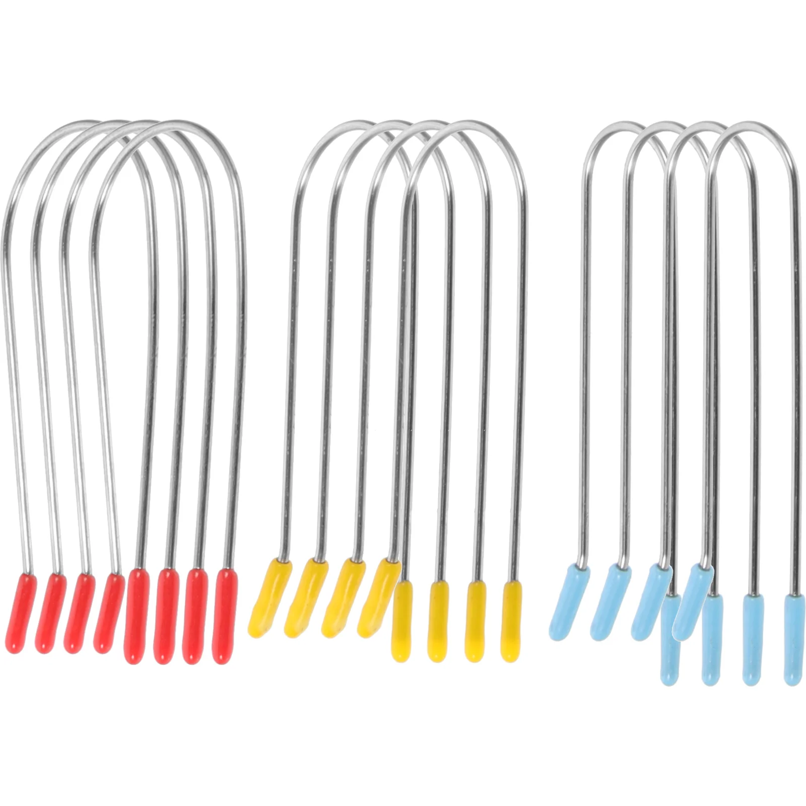 

Fomiyes Hot Curler Clips Replacement Metal Wire Hot Curler Clips U-Shaped Hot Roller Securing Pins Women Girls Hair