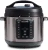 8-Quart Multi-Use XL Express Crock Programmable Slow Cooker and Pressure Cooker with Manual Pressure, Boil & Simmer, B 1