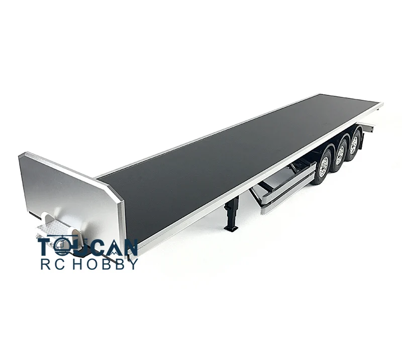 Toucan RC Hobby RC Chassis Flatbed Semi Trailer for DIY TAMIYAYA Model 1/14 Tractor Truck Model Toys TH01019-SMT1 2