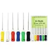 JUMTOP 6Pcs/Box Dental H Files 21mm/25mm Stainless Steel Endodontic Root Canal Files Hand Use Files Dentist Treatment Tools 3