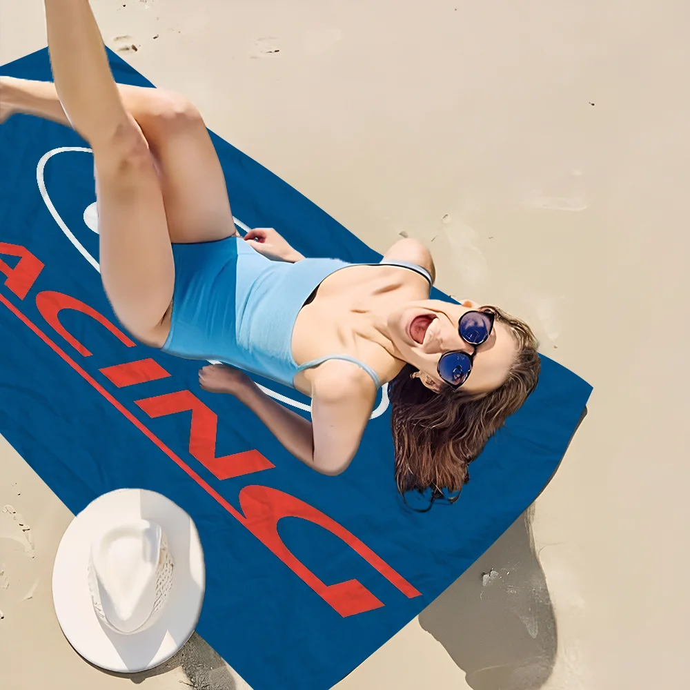 F-Ford mustang 50 Years Microfiber Printed Beach Towel Mountain Climbing Yoga Beach Swimming Running Absorbent Soft Towel 3