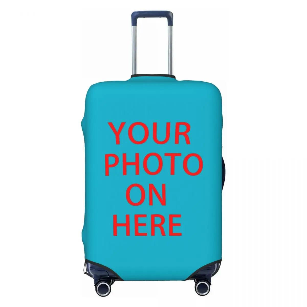 Pattern Print Fastfood Luggage Cover Protector