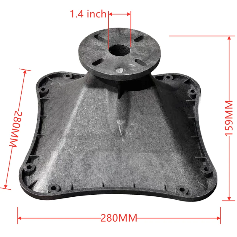Audio-Horn-Zubehör für professionelle Lautsprecher 200 x 200 x 113 mm, 248 x 248 x 140 mm, 280 x 280 x 159 mm, 1 Zoll oder 1,4 Zoll – Detail 3