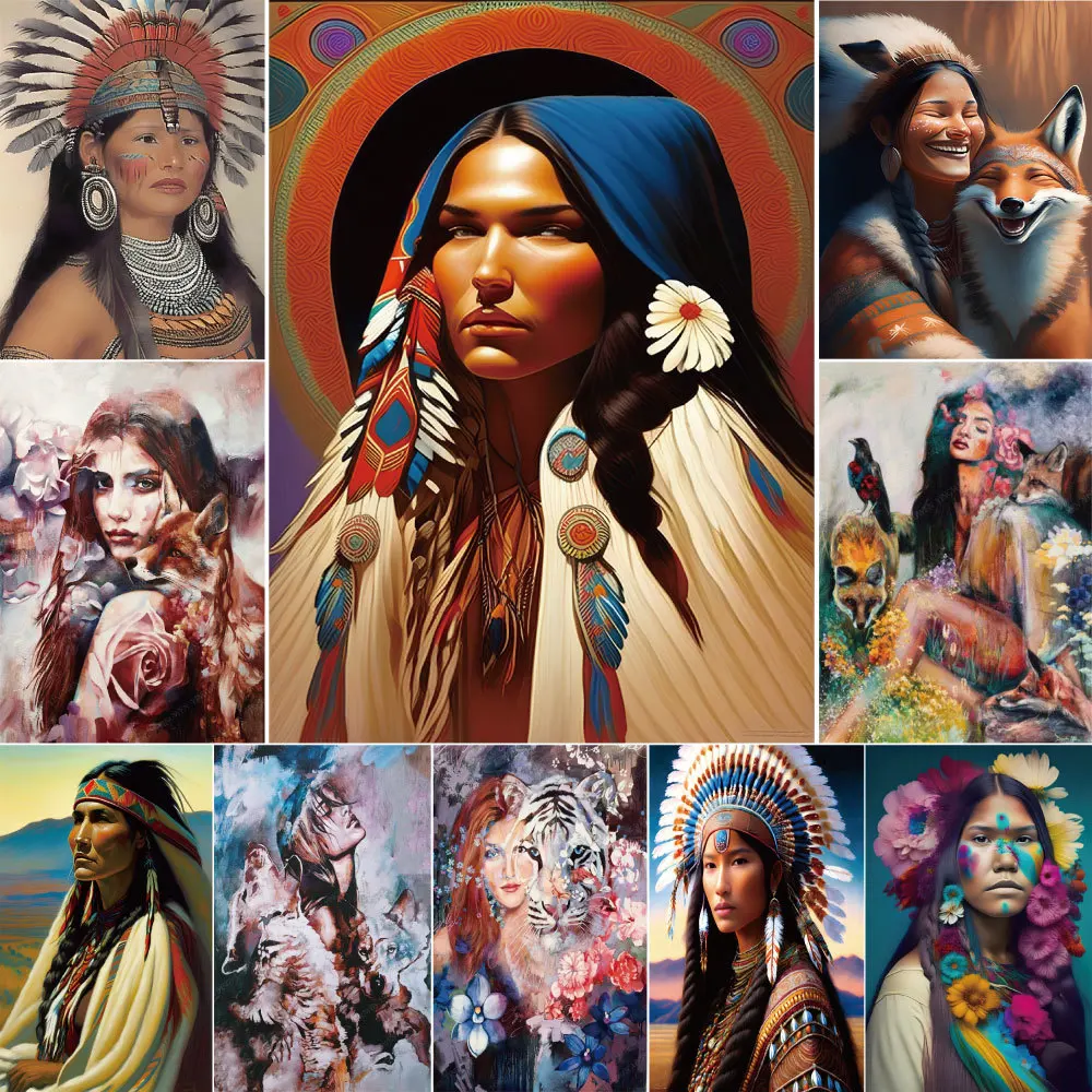 

Наклейки и постеры для украшения дома, индейские аксессуары и Стикеры, декор для комнаты, хобби, подарок для матери, новинка 2023, оптовая продажа