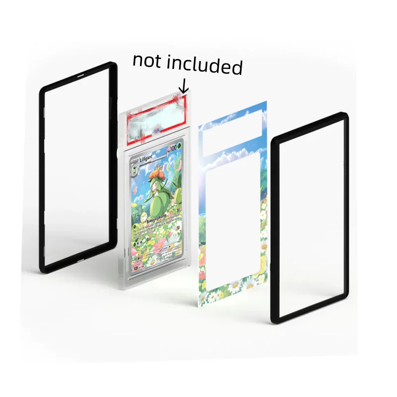 Deluxe Acrylic Anime Art Display Case for Trading Card Showcase