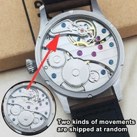 Montre pour homme Corgeut de luxe avec verre saphir, cadran de 42 mm, mouvement à remontage manuel St3600 ou St3601, boîtier en acier 316L, résistance à l'eau de 30 m 6